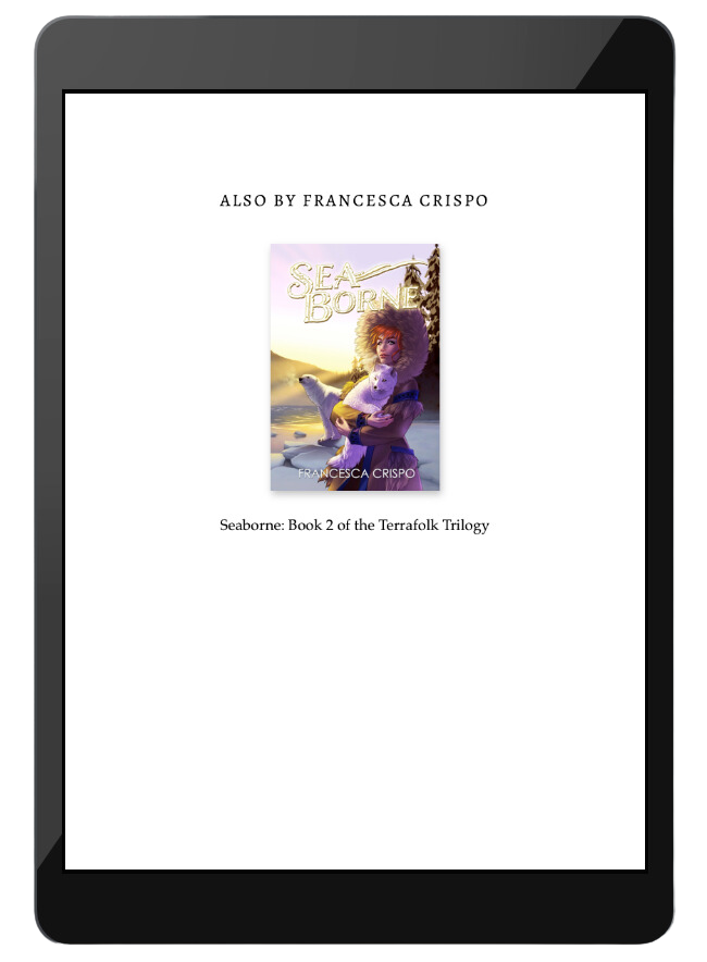 Also By page — professional book formatting back matter example
